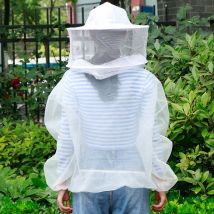 Débutant vêtements de protection apiculture costume maison Nylon maille détachable unisexe apiculteur voile casquette Anti abeille insecte alimentation