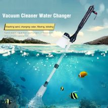 Filtre à eau pour Aquarium | Réservoir de poissons, filtre électrique à gravier, aspirateur facile à utiliser, pompe à Siphon, forte aspiration, piscine pratique