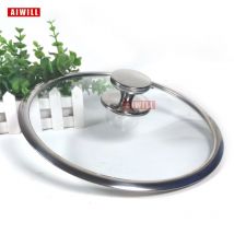AIWILL 304 Edelstahl Pfanne Deckel Anwendbar 28cm/30cm pfanne