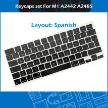 Capuchons de touches pour Macbook Pro M1 Pro Max Retina 14 &quot;16&quot; A2442 A2485, d&#39;origine, espagnol, réparation de clavier