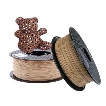1Kg en bois PLA 3D imprimante Filament 1.75mm 1000g acajou bois couleur 3D matériaux d'impression fournir PLA bois clair foncé directe