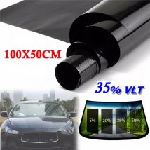 Van autocollant anti-rayures verre 100x50cm voiture fenêtre Film feuille 35% VLT