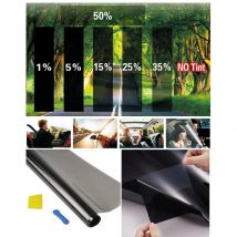 Film de teinte noire pour vitres de voiture, autocollant de voiture, Protection solaire commerciale pour maison