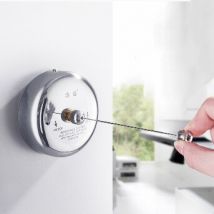 3M Portable en acier inoxydable rétractable corde à linge intérieur extérieur cintre vêtements vêtements étendoir corde WJ901