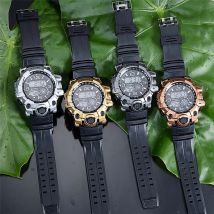 Montres de sport multifonctions pour hommes, montre-bracelet numérique électronique, garantie Reloj Hombre