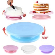 plateau tournant pâtisse outils pâtisserie patisserie outils accessoires Plateau tournant pour gâteaux,outils de décoration de gâteaux ronds rotatifs, fournitures de pâtisserie à Table rotative, accessoires de cuisson