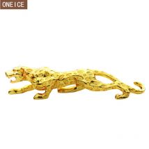 Statue créative léopard en résine, animal sauvage, accessoire de décoration pour la maison, pour voiture, artisanat,