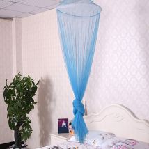 Filet à moustiquaire en dentelle | Rond d'extérieur, lit anti-insectes, rideau en tissu maille Polyester, Textile domestique suspendu dôme, moustiquaire