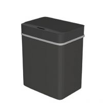 Automatique Induction longue cylindrique Intelligent seau de stockage maison salon cuisine tactile coup de pied en plastique étanche poubelle