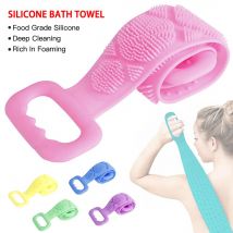 Magique Silicone brosses serviettes de bain frottant dos boue Peeling corps Massage douche étendue épurateur peau propre douche brosses navire