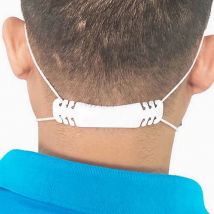 Masques ajustables pour adultes et enfants 12 pièces | Poignées pour oreilles, Extension de crochet de fixation, boucle de protection pour masques d'oreille, accessoires
