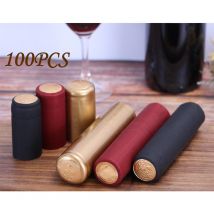Bouteille de vin rouge thermorétractable | 100 pièces, bouteille de vin rouge thermorétractable, bouchon de vin, bouteille de vin thermorétractable, accessoires de vin thermorétractable