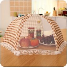 1 pièces pliable Table nourriture couverture parapluie Style Anti mouche moustique cuisine cuisson outils repas couverture Table maille nourriture couvre