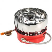 Lixada coupe-vent piézo allumage Lotus cuisinière à gaz en plein air cuisson brûleur à gaz ustensiles de cuisine avec adaptateur pour Camping randonnée pique-nique
