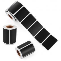 Étiquettes de tableau noir pour rangement cuisine | 120 pièces/rouleau, étiquettes de tableau noir, étiquettes de pot de bouteille, autocollants de décoration pour la maison