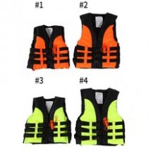 gilet de sauvetage pour 2-12 ans enfants natation canotage aide à la dérive veste avec sifflet pour enfant pour les produits de sauvetage