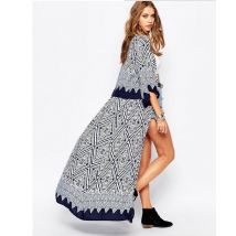 Cardigan manches courtes femme, Slim, décontracté et ample, en mousseline,