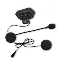 BT-12 moto Bluetooth casque casque casque avec Microphone moto Bluetooth Interphone pour appel téléphonique et musique