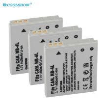 Batterie de caméra NB-4L NB4L NB 4L pour Canon IXUS 30 40 50 55 60 65 80 100 PowerShot SD1000 1100 SD780 SD960 1400mah