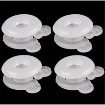 support de lit utile, fixateur de housse de couette Durable, blanc mignon Clips de couette, supports de couette, 4 pièces par ensemble