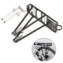 Porte-vélo vélo vtt alliage d'aluminium porte-vélo porte-bagages arrière support d'étagère pour frein à disque/v-brake