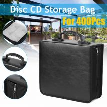400 à la CD sac de rangement en cuir PU sac de transport Album organisateur médias boîte de rangement pour musique CD jeux disque DVD PC pilote