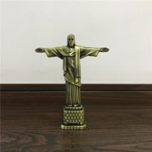 Ornement de croix chrétien en fer forgé | 18.5cm x 5.5cm