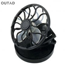 Ventilateur de cellule solaire ventilateur à pince à économie d'énergie ventilateur de cellule solaire panneau d'énergie solaire refroidissement noir Portable directe télécharger tout
