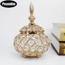 Fairy dim-boîte à bijoux en cristal | Bougeoir de Table, support de décoration, pour la maison, plat de décoration, pièces centrales de mariage