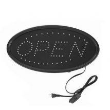 Pratique facile installer café nous Plug PVC magasin d'affaires clignotant enseigne Open LED fleuriste Salon montrer fenêtre publicité lumières