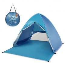 Tente de Camping coupe-vent 1-2 personnes double couche imperméable Anti UV tentes touristiques pour la pêche randonnée plage voyage tente 4 saisons