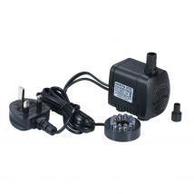 Pompe Submersible 800 l/H | Pompe Ultra silencieuse, réservoir d'aquarium, bassin de piscine, pompe de fontaine d'eau, prise UK