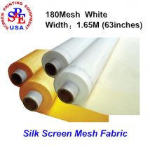 Poids de 1.65 mètres DPP 180 T | Tissu, 72T, matériel d'impression d'écran, cadre d'impression d'écran de maille, blanc