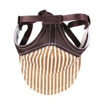 Casquette pour chiens, à rayures de 3 couleurs, casquette de Baseball pour Chihuahua, Large casquette pour chiots, chapeau de soleil pour l'extérieur, tailles S/M/L