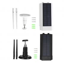 Fausse Surveillance solaire factice CCTV caméra de sécurité éclairage extérieur étanche à LED