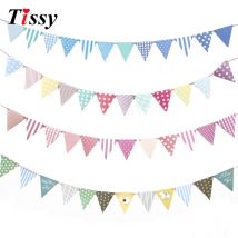 1 ensemble papier pour bricolage drapeaux guirlande fleurs banderoles bannières enfants anniversaire/fête de mariage décoration fournitures chambre d'enfant bannière décor