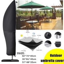 Imperméable Oxford tissu extérieur Parasol parapluie couverture jardin résistant aux intempéries Patio Cantilever Parasol couverture de pluie accessoires #9*1