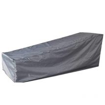 Couverture de bain de soleil de couverture de chaise longue de jardin extérieur, couverture de bain de soleil de rotin de tissu imperméable d'oxford 210D