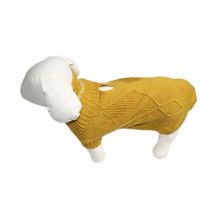 Robe confortable pour chien, couleur jaune