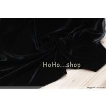 LEO & LIN largeur personnalisée velours noir véritable 110cm tissu tissu patchwork (1 mètre)
