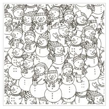 Joint de timbre en Silicone Transparent homme neige pour bricolage Scrapbooking Album Photo décoratif