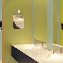 Miroir acrylique de salle de bain Anti-brouillard | Miroir de douche Portable sans brouillard, miroir de salle de bains pour homme, miroir de rasage, accessoires de voyage