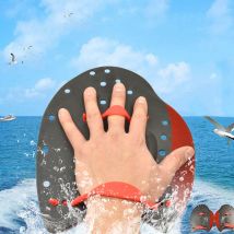 Pagaies de natation professionnelles courses de natation Correction de la pratique outils de natation gants palmés à la main réglables