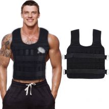 Gilet de poids à chargement réglable pour fitness et boxe,veste de sable de protection de combat, équipement de gym, outil d&#39;exercice physique, 30 kg,