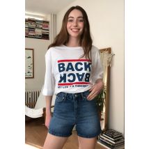 Short en jean basique Trendyol TWOSS20SR0297