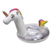 Bouée gonflable géante scintillante - licorne