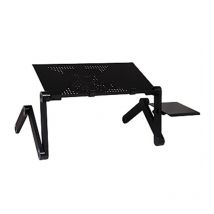 Ventilateurs de lit réglables multifonctions ergonomiques, Usb support pliant pour ordinateur Portable, pour lit avec tapis de souris, nouveauté support d'ordinateur Portable