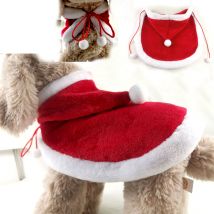 Costume amusant chien chat | Cape de noël, déguisement rouge pour chats, Costume de nouvel an pour petits chiens, accessoires Photo pour animaux domestiques