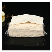 Papier toilette Beige jetable 2 couches | Pâte de bambou naturel, lingettes sèches, pour maison, hôtel, cuisine, salle de bains, voyage