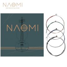 NAOMI – ensemble complet de cordes pour violon, 4/4 3/4 1/2 1/4 1/8, cordes G D A & E, noyau en acier inoxydable